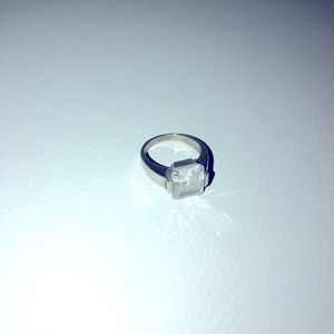 Sterling silver CZ ring